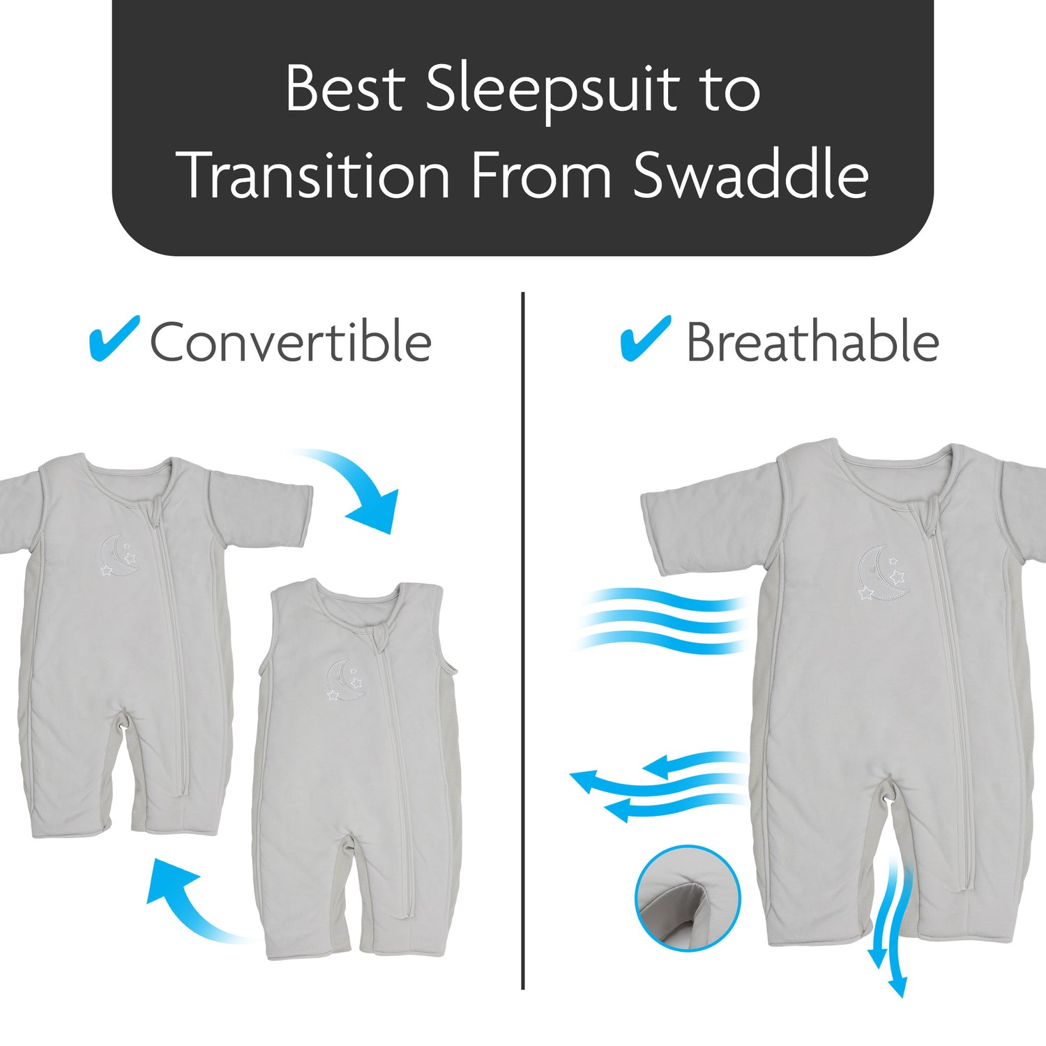 2in1 Transition Swaddle Baby Brezza