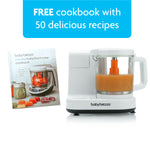 Glass Baby Food Maker - Baby Food Blender with free cookbook and 50 delicious recipes - product thumbnail
