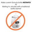 #variant_white the baby water warmer makes warm formula instantly vs 4+ minutes for a traditional warmer