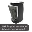 our formula dispenser machine has a sleek design with removable, dishwasher safe water tank#variant_white
