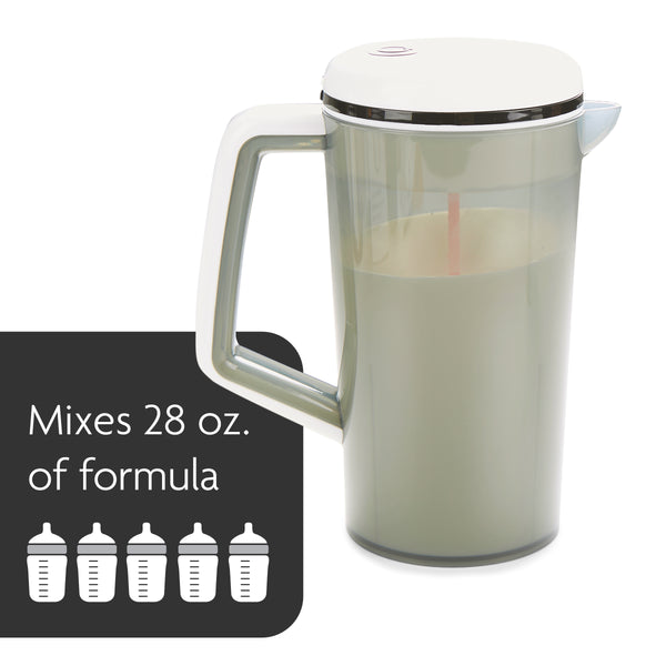 Baby Brezza Electric One Step Formula Mixer Pitcher - Motorized  Mixing System for Infant Formula Powder - Large Capacity, Mix 28oz of  Formula at Once - Portable for Travel : Home & Kitchen