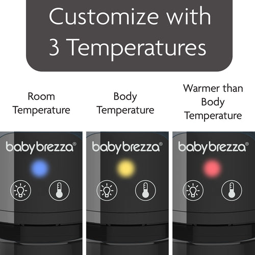 customizable bottle warmer with 3 temperature settings. Choose from room temperature, body temperature and warmer than body temperature. - product thumbnail