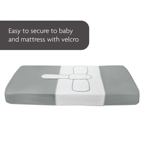 Baby swaddle wrap makes it easy to secure baby and mattress with velcro - product thumbnail