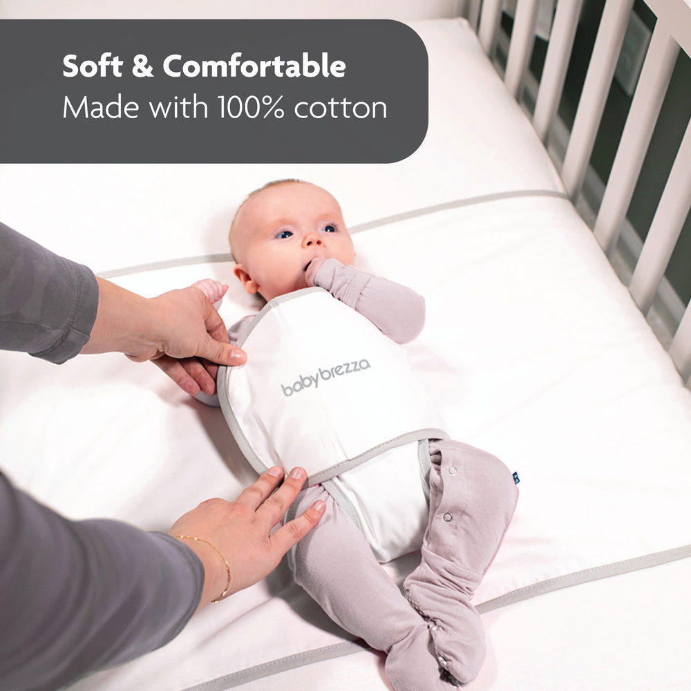 crib swaddle is soft & comfortable made with 100% cotton - product thumbnail
