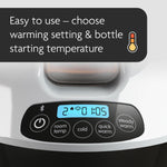 Our bottle warmers for breast milk are easy to use. Just choose warming setting and bottle starting temperature. - product thumbnail